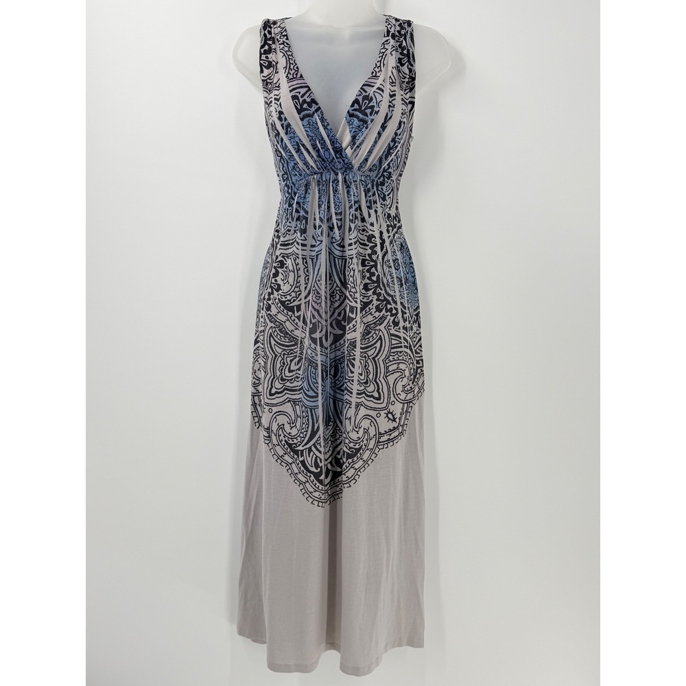 Vtg y2k Empire Waist Maxi Dress sz S Fairy Grunge Indie Boho Festival‎ babydoll